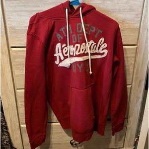 Large Aeropostale red/white hoodie